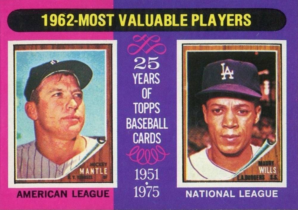 1975 Topps Mini 1962 MVP's #200 Baseball Card
