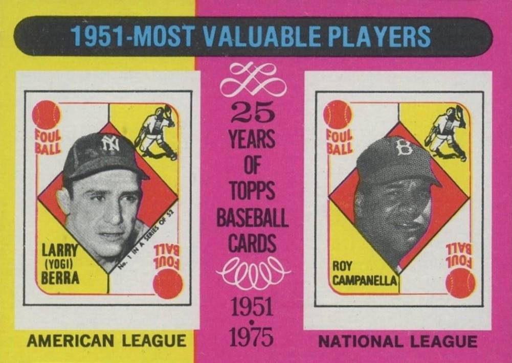 1975 Topps Mini 1951 MVP's #189 Baseball Card