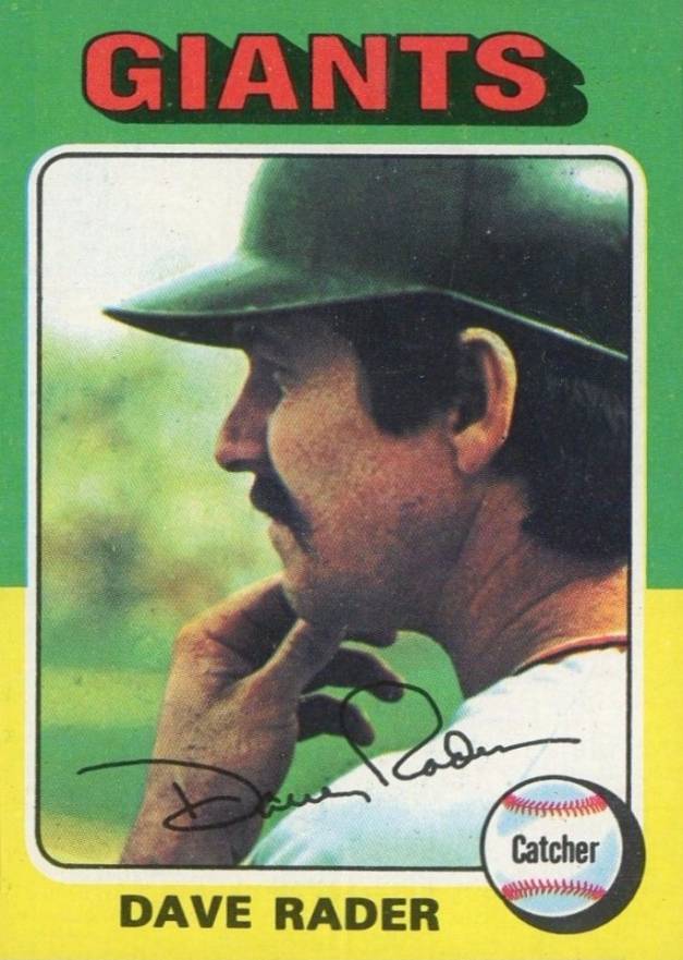 1975 Topps Mini Dave Rader #31 Baseball Card