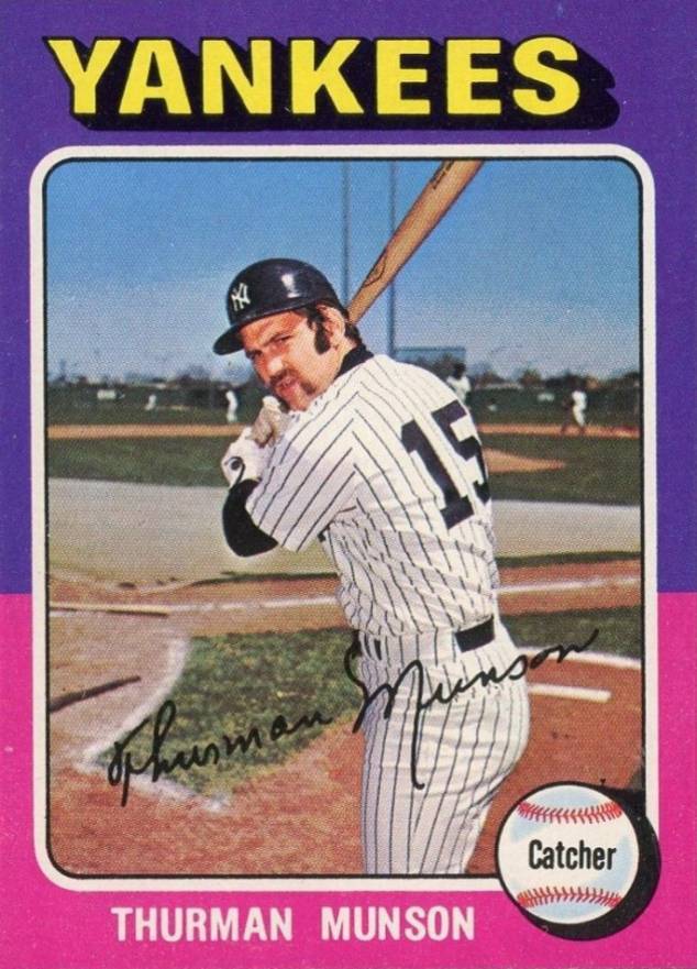 1975 Topps Mini Thurman Munson #20 Baseball Card