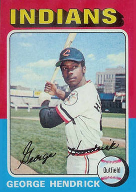 1975 Topps George Hendrick #109 Baseball Card