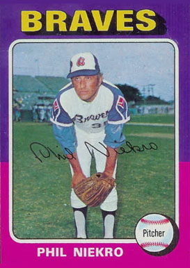 1975 Topps Phil Niekro #130 Baseball Card