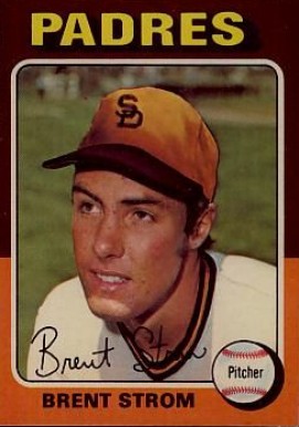 1975 Topps Brent Storm #643 Baseball Card