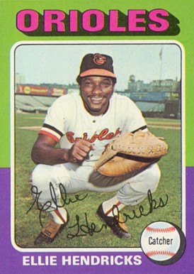 1975 Topps Elrod Hendricks #609 Baseball Card