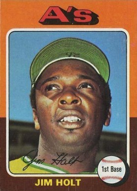 1975 Topps Jim Holt #607 Baseball Card
