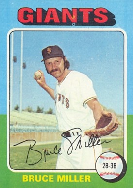 1975 Topps Bruce Miller #606 Baseball Card