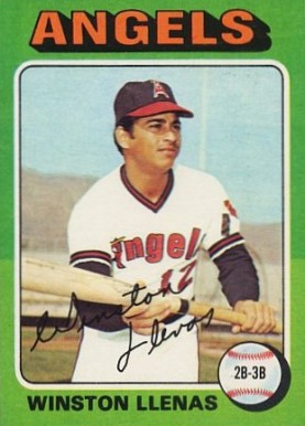 1975 Topps Winston Llenas #597 Baseball Card