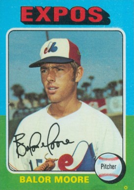 1975 Topps Balor Moore #592 Baseball Card