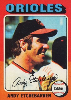 1975 Topps Andy Etchebarren #583 Baseball Card