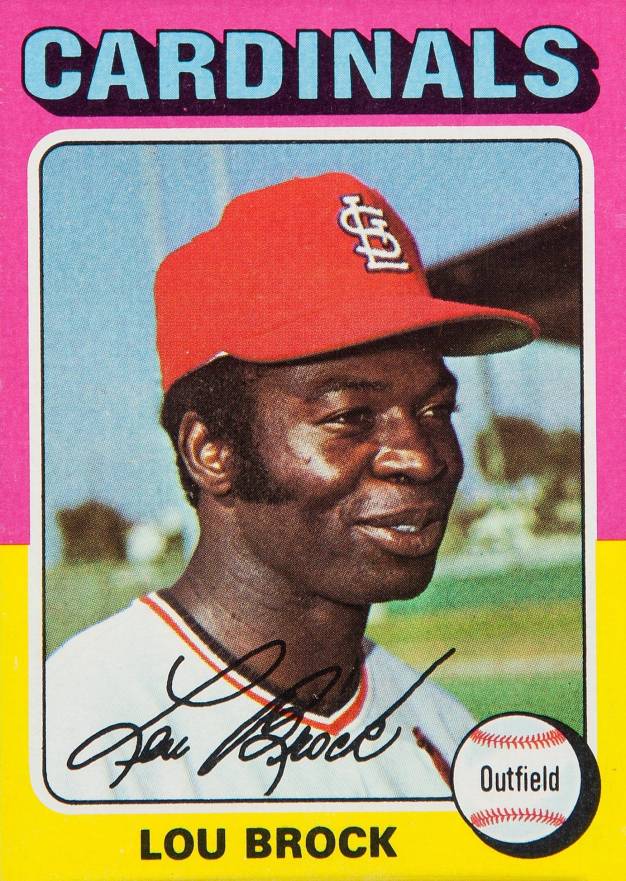 1975 Topps Lou Brock #540 Baseball Card