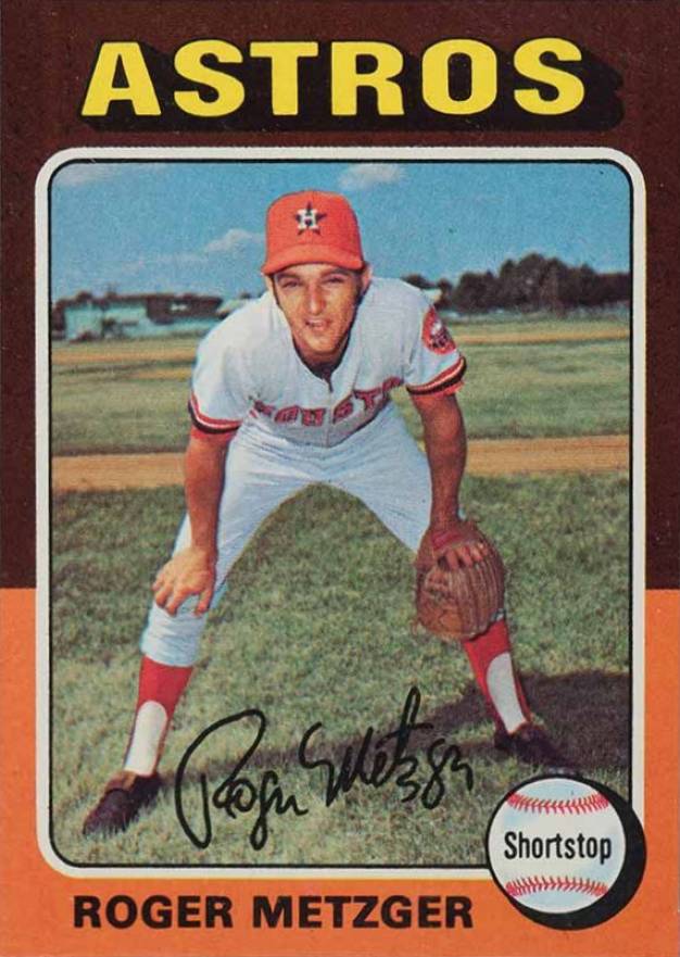 1975 Topps Roger Metzger #541 Baseball Card