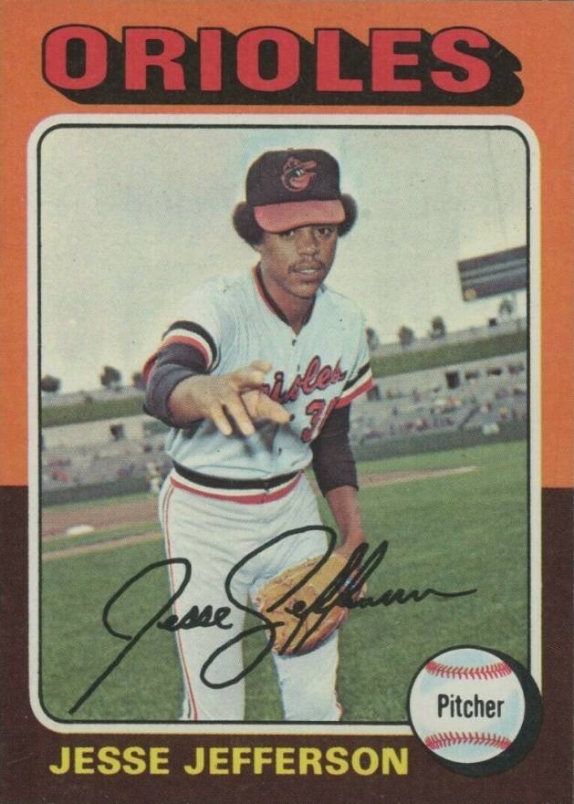 1975 Topps Jesse Jefferson #539 Baseball Card