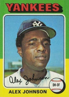1975 Topps Alex Johnson #534 Baseball Card