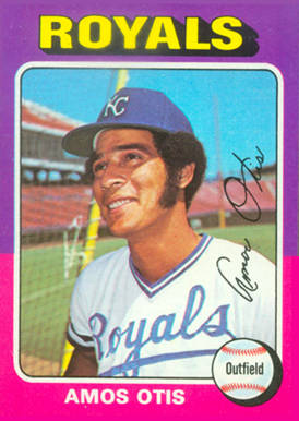 1975 Topps Amos Otis #520 Baseball Card