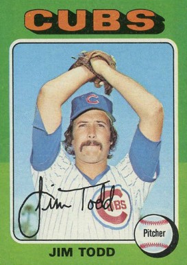 1975 Topps Jim Todd #519 Baseball Card