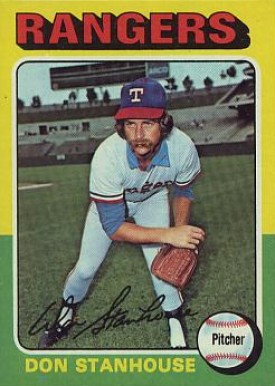1975 Topps Don Stanhouse #493 Baseball Card