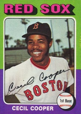 1975 Topps Cecil Cooper #489 Baseball Card
