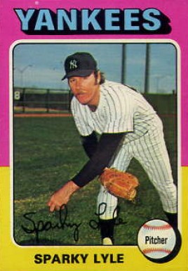 1975 Topps Sparky Lyle #485 Baseball Card