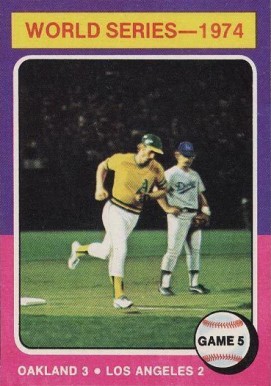 1975 Topps World Series Game 5 #465 Baseball Card