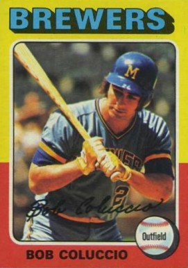 1975 Topps Bob Coluccio #456 Baseball Card