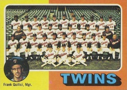 1975 Topps Minnesota Twins Team #443 Baseball Card