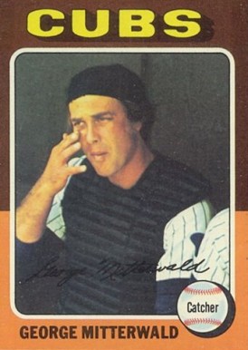 1975 Topps George Mitterwald #411 Baseball Card