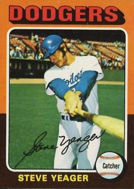 1975 Topps Steve Yeager #376 Baseball Card