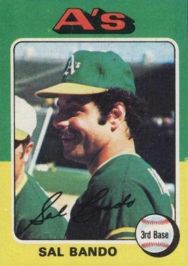 1975 Topps Sal Bando #380 Baseball Card
