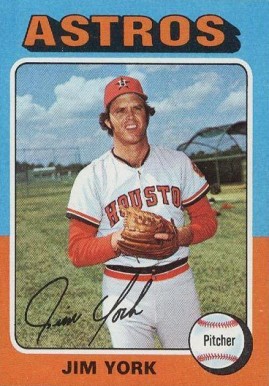 1975 Topps Jim York #383 Baseball Card