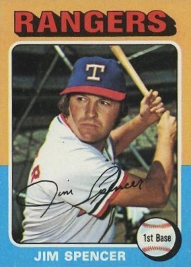 1975 Topps Jim Spencer #387 Baseball Card