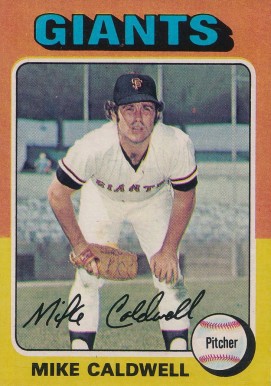 1975 Topps Mike Caldwell #347 Baseball Card