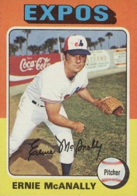1975 Topps Ernie McAnally #318 Baseball Card