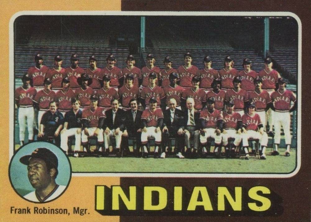 1975 Topps Cleveland Indians Team #331 Baseball Card