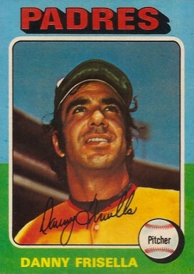 1975 Topps Danny Frisella #343 Baseball Card