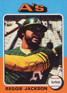 1975 Topps Reggie Jackson #300 Baseball Card