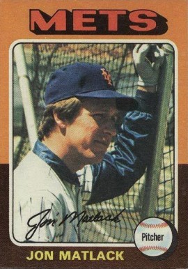 1975 Topps Jon Matlack #290 Baseball Card