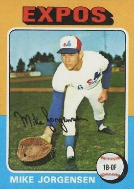 1975 Topps Mike Jorgensen #286 Baseball Card