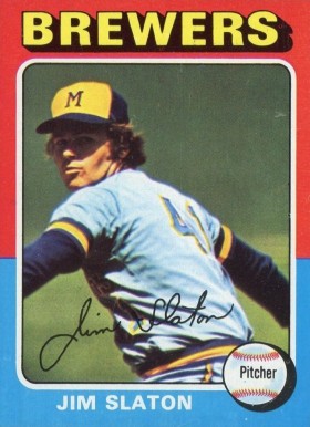 1975 Topps Jim Slaton #281 Baseball Card