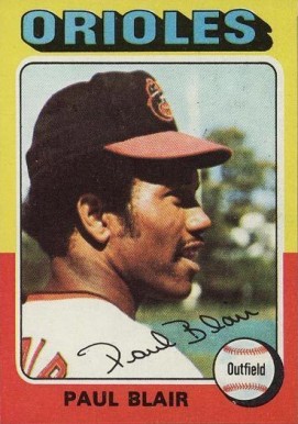 1975 Topps Paul Blair #275 Baseball Card