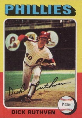 1975 Topps Dick Ruthven #267 Baseball Card