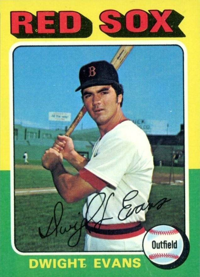 1975 Topps Dwight Evans #255 Baseball Card