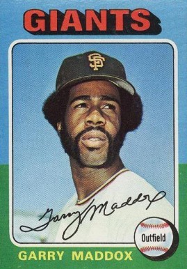 1975 Topps Garry Maddox #240 Baseball Card