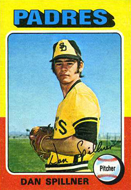1975 Topps Dan Spillner #222 Baseball Card