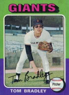 1975 Topps Tom Bradley #179 Baseball Card