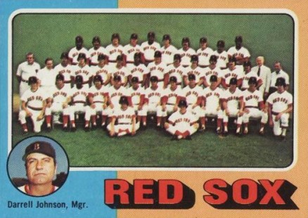 1975 Topps Boston Red Sox Team #172 Baseball Card