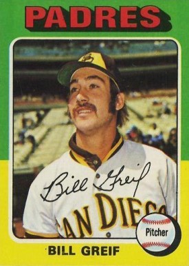 1975 Topps Bill Greif #168 Baseball Card