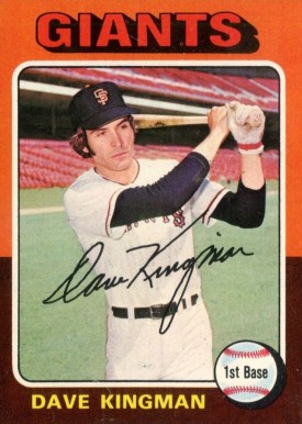 1975 Topps Dave Kingman #156 Baseball Card