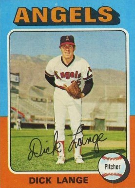 1975 Topps Dick Lange #114 Baseball Card