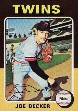 1975 Topps Joe Decker #102 Baseball Card