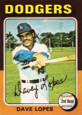 1975 Topps Davey Lopes #93 Baseball Card